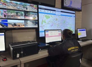 Com risco de tempestades, Defesa Civil emite alerta amarelo Home